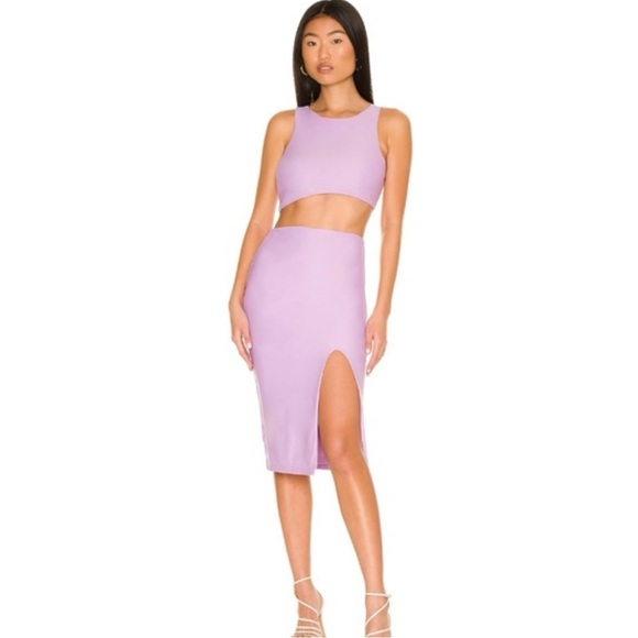 Superdown Amira Cutout Dress in White - Picture 1 of 13